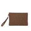Bolso de Mano Cuadrado Horizontal de Cuero PU Suave Casual Willpower 2026 Color Café Cuero Crazy Horse Bolso de Mano para Hombre