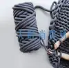 Fio de Algodão com Alma Torcida Ins 24 Yuan 1,0 kg Fio de Gaze com Alma Torcida Ins para Mantas de Tricô à Mão DIY Fio com Alma Torcida de 22 Cores