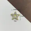 Mini acessórios de liga com estrelas totalmente cravejadas de diamantes temperamento retrô joias DIY adereços de cabeça presilha de cabelo capa de celular materiais artesanais