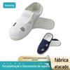Sapatos Antiestáticos de Fábrica Direta Sapatos Antiestáticos de Quatro Ilhós Sapatos Antiestáticos de Quatro Furos Sapatos de Lona com Quatro Ilhós Fundo de PVC Branco