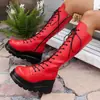 Botas de Mujer Demonia con Plataforma Gruesa 2024 Nuevo Estilo Punk Europeo y Americano Personalidad Mariposa Cuña Plataforma Gruesa Botas Altas para Mujer
