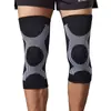 Rodillera deportiva de baloncesto para correr, ciclismo y montañismo, soporte para la articulación de la rodilla, tejido de compresión deportiva, antideslizante, equipo protector transpirable
