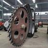 Máquina de vala de disco de tração Máquina de ranhura de construção de pavimento Trencher de colocação de tubulação de água