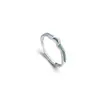 Anillo de Plata de Ley 999 Plata Pura Luminoso Original Anillo de Pareja Anillo Par Luna Sol Anillo Ins Día de San Valentín Joyería de Mano