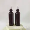 Botella de Boca Puntiaguda de 100 ml Botella de Plástico Transparente para Mascotas Botella Exprimidora de Pigmento de Pintura Tinta Botella Dispensadora de Líquido de 50 ml