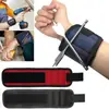 Venda Quente Transfronteiriça Pulseira Magnética de Pulso 15 Grades Pulseira Magnética de Pulso Ferramenta Tesoura Armazenamento Pulseira de Pulso para Casa Estoque