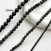 Guofeng preto e branco natural pedra ágata contas redondas contas soltas contas artesanais contas diy pulseira colar material jóias acessórios