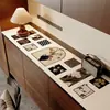 Protetor de Mesa para Jantar Wind Cat Usado Novo Tapete de Mesa Impermeável de Couro Tapete para Mesa de TV de Gabinete de Sapatos Dropshipping