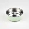 Novo prato de aço inoxidável 304 para crianças aprendendo a comer, prato de alimentação de silicone, anti-queimaduras, prato redondo especial para bebês, louças infantis