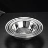 Acero Inoxidable 304 Engrosado Tamaño Dou Olla para Sopa Escolar Tazón de Arroz Doméstico Olla para Huevo Verdura Restaurante Cara Olla con Condimento para Platos