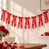 Decoraciones personalizadas para el Día de San Valentín, Banderas, Cintas, Celebraciones de Bodas, Decoraciones Navideñas para Exteriores, Lazos