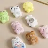 Acessórios de Pelúcia DIY Desenho Animado Broche Fofo Ursinho Coelhinho Figuras Bonecos de Animais Suprimentos para Artesanato Charms para Bolsa Acessórios