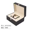 Caja de Relojes de Cuero PU Directa de Fábrica, Estuche Universal con Tapa abatible para Relojes, Caja de Regalo para Joyería y Relojes, Caja de Empaque para Relojes, Transfronterizo