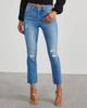 DY Europa e Estados Unidos comércio exterior transfronteiriço fornecimento moda retro slim jeans stretch feminino