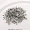 Conjunto de Acessórios para Joias DIY com Fecho Lagosta de Anel Único em Aço Inoxidável, Kit de Material Feito à Mão com Corrente de Design de Nicho de Luxo Leve