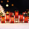 Porta lápices de Santa Claus con luz nocturna, nuevo producto transfronterizo, decoración creativa para Nochebuena, regalo para niños, venta al por mayor
