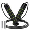 Cuerda de Saltar Popular Transfronteriza de Alambre de Acero Ponderado para Correr, Entrenamiento de Velocidad, Entrenamiento de Fitness y Cuerda de Saltar Profesional con Rodamientos para Exámenes Físicos