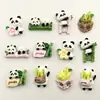Dibujo Animado Lindo Panda Bambú Animal Pegamento de Crema Accesorios DIY de Resina Funda para Teléfono Móvil Cuerda para la Cabeza Material para Joyería de Taza de Agua