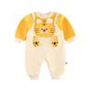 Mono de bebé otoño e invierno ropa gruesa para recién nacidos ropa de bebé niño con forro polar de invierno ropa de bebé tigre