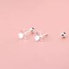 Aretes de Tuerca de Plata de Ley S925 para Mujer, Nuevo Estilo 2026, Simples, Elegantes, Modernos, Frescos y con Estilo, No es Necesario Quitarse los Aretes al Dormir