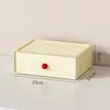 Gabinete de Almacenamiento de Escritorio Dopamine Tipo Cajón Caja de Almacenamiento para Papelería de Escritorio Estudiantil Caja de Almacenamiento para Gomas Elásticas Pasadores Joyas Estante de Almacenamiento