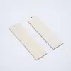 Venda Direta da Fábrica Marcadores de Página de Madeira em Branco Marcadores de Página de Artesanato de Madeira DIY Pingentes de Fatia de Madeira de Formato Irregular Corte a Laser