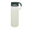 Garrafa térmica de aço inoxidável 304 com tampa dupla de transferência de calor, simples, portátil, grande capacidade, copo de água morna de alta qualidade para estudantes