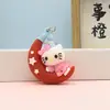 Llavero Colgante Creativo Luna Sanrio Pegamento Blando Tridimensional Kulomi Meruti Perro Gui Regalo para Estudiante