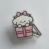 Set de papelería con temática de dibujos animados, que incluye un regalo decorativo, un clip para sellar sobres, un clip para notas y un clip de PP - un pequeño artículo lindo para niñas y estudiantes