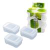 Caja de almacenamiento de aperitivos de cocina japonesa, caja de conservación de frutas frescas, caja rectangular sellada, caja de regalo promocional, venta al por mayor, 3 piezas