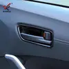 Adecuado para Corolla Cross Modificado Tazón Decorativo Interior de Puerta con Marco Brillante y Embellecedor Especial de Manija Interior para Fenglanta Ruiyang