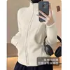 Chamarra de Yoga con Forro de Polar Otoño Invierno Cuello Alto Cremallera Ropa de Fitness Adelgazante Calidez Top Deportivo Manga Larga Chamarra de Running