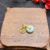 Pingente de palavra gota de óleo cor ouro antigo francês diy acessórios de joalheria feitos à mão colar pulseira pingente pequeno borboleta atacado