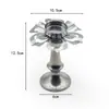 Nuevo Candelabro de Metal con Patrón Estampado Forma de Flor Lujo Accesible Decoración de Interiores Sala de Estar Restaurante Candelabro de Ambiente