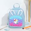 Nueva Mochila Escolar Infantil Rodent Pioneer Guardería Descompresión Impermeable Unicornio Mochila Pequeña Bolsa de Silicona con Burbujas