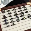 Anel Personalizado Temático de Halloween Atmosfera Sombria Fantasma Aranha Sem Gênero Punk Nicho Tendência Anel Legal