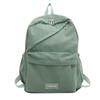 Mochila nueva de gran capacidad para estudiantes de secundaria, mochila para mujer, mochila de color sólido, mochila pequeña informal de nailon para hombre.