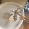 Pinza de Garra para Cabello con Lazo de Flor Tridimensional Estilo Mori Girl Mariposa Cereza Pinza de Tiburón Pinza de Resina para Cabello Accesorios para el Cabello Tocado