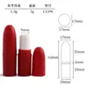 Tubo de Batom Rotativo OEM Personalizado 15g Diâmetro 17mm, Tubo de Pomada Grama Roxa, Tubo Vazio, Tubo de Batom Mini Vermelho