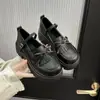 Zapatos de Cuero Pequeños con Lazo Lindo para Mujer, Versátiles de Estilo Británico Retro, Cómodos Zapatos Mary Jane, Nuevo Estilo Primavera y Verano 2025