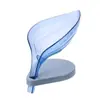 Jabonera de Hoja Baño Ventosa Sin Perforaciones Soporte para Jabón Cocina Inodoro Jabonera Drenante Estante de Almacenamiento Creativo