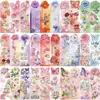 Variedad de micro-tinta de 30 marcadores de flores, valor de color alto, material para cuenta de mano ins, decoración DIY, marcadores de registro de lectura para estudiantes