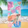 Tartaruga de Microfibra Lã Dupla Face Comércio Exterior Absorvente de Água Popular Toalha de Praia Secagem Rápida Estampa Digital Toalha de Banho Toalha de Praia