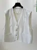 Chaleco de Traje de Gama Alta para Mujer, Nuevo Estilo Verano 2025, Ropa Exterior e Interior Elegante, Chaleco Superior de Commuter Único y Elegante