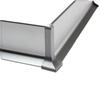 Rodapié de Aleación de Aluminio 6cm Ultrafino Minimalista Adhesivo Rodapié Zócalo Extremadamente Estrecho Rodapié de Aluminio Completo