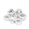 Tuerca de Cobre H62 Niquelada Estañada Tuerca de Cobre Tuerca Hexagonal Tuerca de Latón M4M5M8M10M12M16 Estándar Nacional