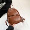 Bolsa Feminina Transfronteiriça Outono e Inverno Novo Estilo Europeu e Americano Retrô Padrão Pedra Mini Mochila para Estilo de Rua e Moda, Mochila Pequena para Comércio Exterior