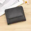 Cartera corta para mujer coreana y japonesa PU moda ranuras múltiples para tarjetas tarjetero monedero ins de moda billetera transfronteriza estilo coreano
