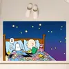Nueva alfombrilla de baño de tierra de diatomeas Snoopy, diseño de caricatura, absorbente, antideslizante y duradera para usar frente al inodoro, resistente a la suciedad y al desgaste