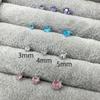 Uña de Dragón Zircón Uña de Labio Hueso de Oreja Uña de Oreja Caracol Cuatro Colores Diamante Set Lindo Nicho Dulce Fresco Ins Destello Europa y América